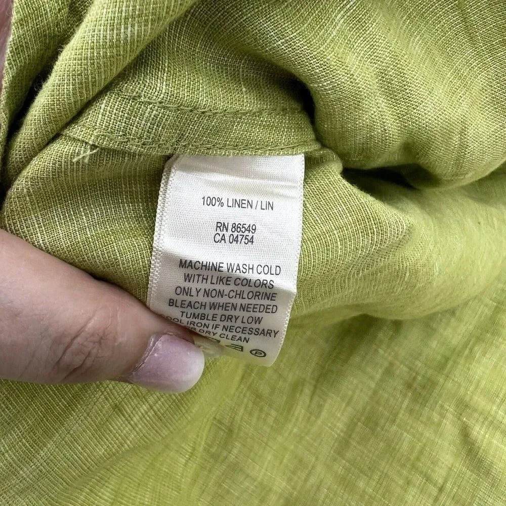 Tommy Bahama Green Casual Button Down Shirt - Picture 4 of 6